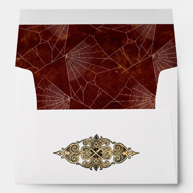 Vintage Ornamental Grunge Gothic Fantasy Envelope (Back (Bottom))