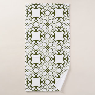 Vintage ornamental seamless pattern. abstract, ara bath towel