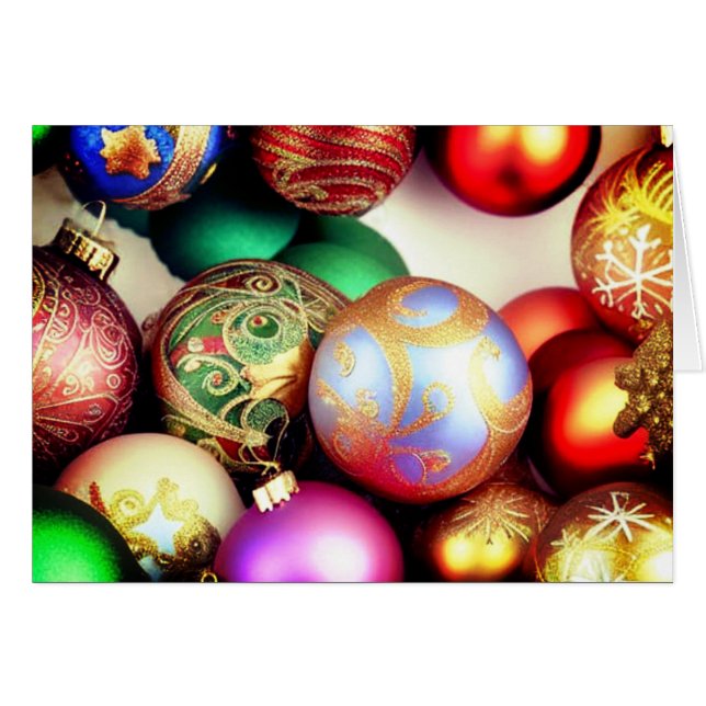 Vintage Ornaments  Cards (Front Horizontal)