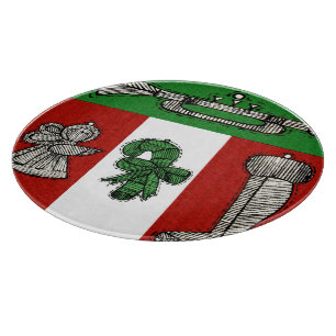 Vintage Ornaments Cutting Board