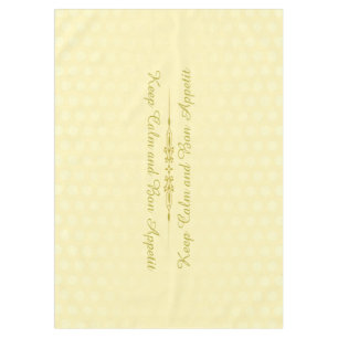 Vintage Ornaments Decoration + your text & idea Tablecloth
