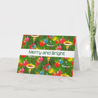 Vintage Ornaments Holiday Card