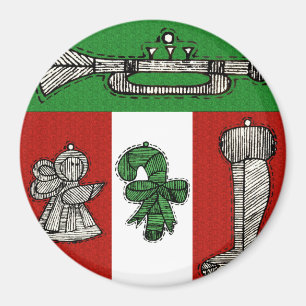 Vintage Ornaments Magnet