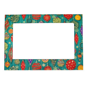 Vintage Ornaments Magnetic Photo Frame