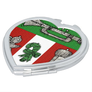 Vintage Ornaments Makeup Mirror