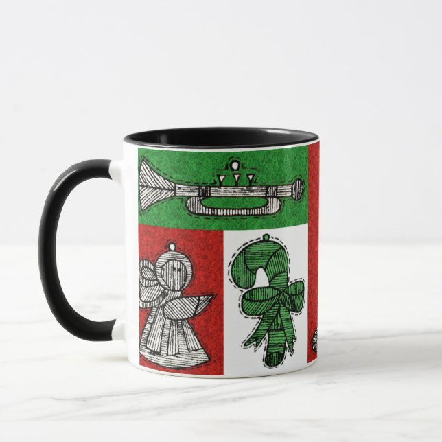 Vintage Ornaments Mug (Left)