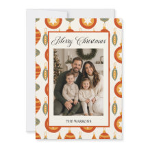 Vintage Ornaments Portrait Photo