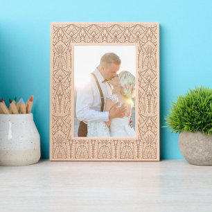 Vintage Ornate Art Deco Pattern Engraved Frames