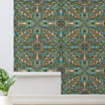 Vintage Ornate Colorful Art Deco Pattern Wallpaper<br><div class="desc">This is a digitally enhanced print pattern of an antique 1883 ornate colorful Art Deco design by Christopher Dresser. Dresser was a pivotal figure in the Aesthetic Movement and a major contributor to the allied Anglo-Japanese style.</div>