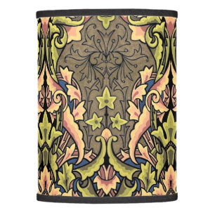 Vintage Ornate Colorful Art Nouveau Pattern Lamp Shade