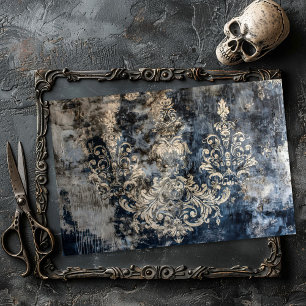 Vintage Ornate Floral Gothic Wedding Decoupage Tissue Paper