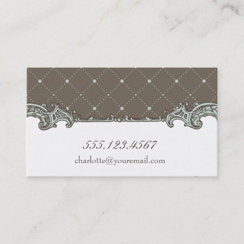 Vintage Ornate Frame Calling Card Business Cards