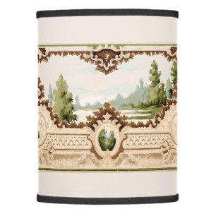 Vintage Ornate Landscape Vistas Pattern Frieze Lamp Shade