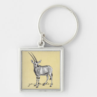 Vintage Oryx Keychain