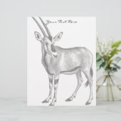Vintage Oryx Letterhead (Standing Front)