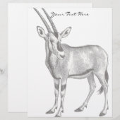 Vintage Oryx Letterhead (Front/Back)