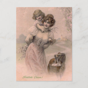 Vintage Ostern Postcard