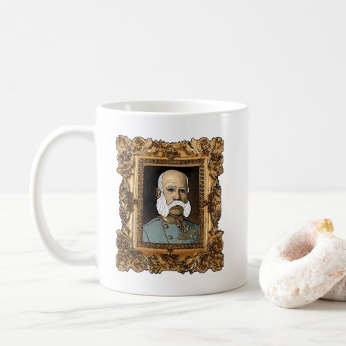 Vintage sterreich Emperor Franz Joseph I Coffee Mug