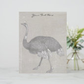 Vintage Ostrich (Standing Front)