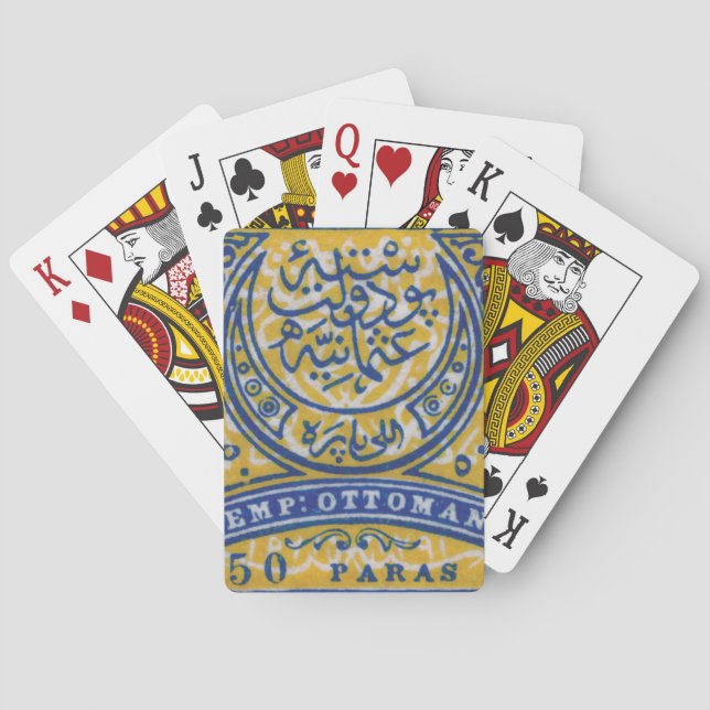 Vintage Ottoman Empire Playing Cards (Back)