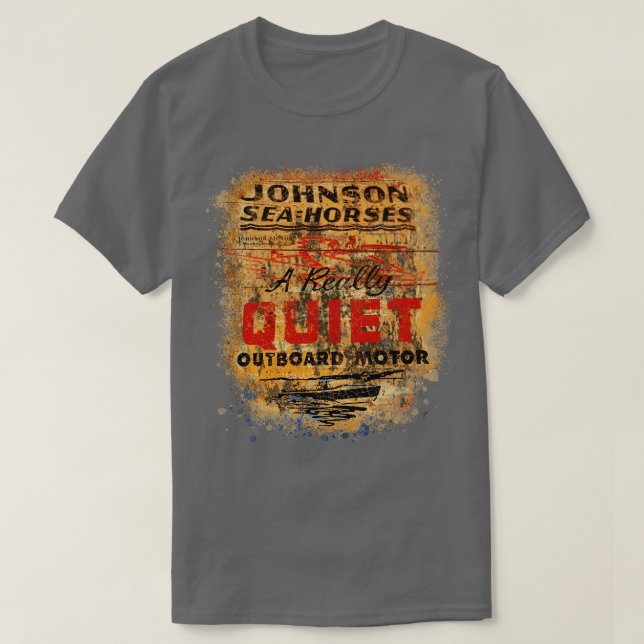 Vintage Outboard Motors T-Shirt (Design Front)
