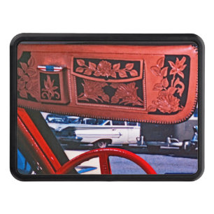 Vintage Over Steering Wheel Car 1950's Cigarette Hitch Cover