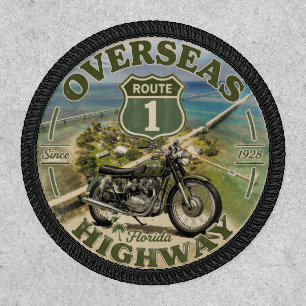 vintage Overseas Highway florida keys road gifts Patch
