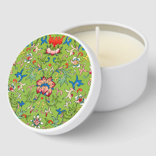 Vintage Owen Jones Chinese Ornament Green Floral Mini Candle Favors