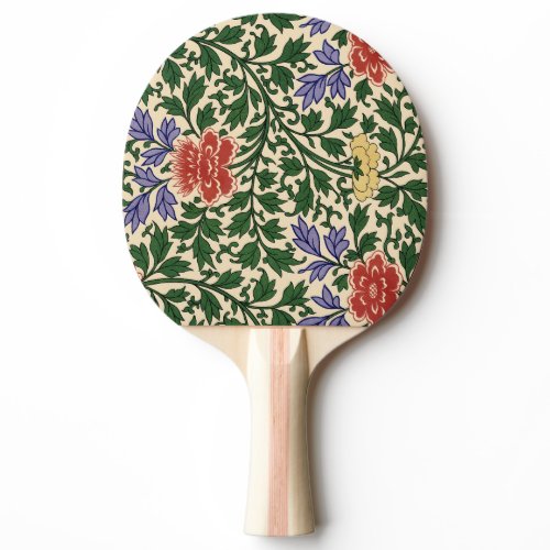 Vintage Owen Jones Chinoiserie Peony Pattern Ping Pong Paddle