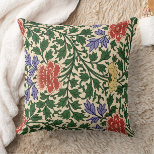 Vintage Owen Jones Chinoiserie Peony Pattern Throw Pillow