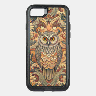 Vintage Owl Art Style Morris OtterBox Commuter iPhone SE/8/7 Case