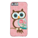 Vintage Owl Barely There Iphone 6 Case at Zazzle
