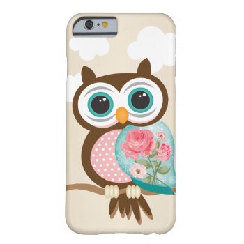 Vintage Owl Barely There Iphone 6 Case by JodisDesigns at Zazzle
