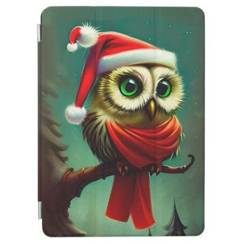Vintage Owl Cute Christmas iPad Air Cover