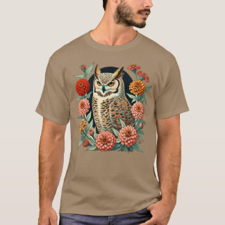 Vintage Owl family T-Shirt