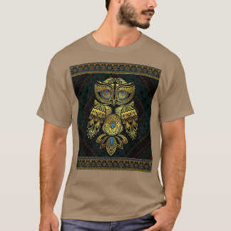 Vintage Owl Native american motifs Classic TShirt