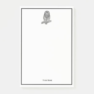 Vintage Owl on Branch #1 Post-it Notes
