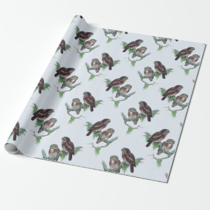 Vintage Owl Wrapping Paper