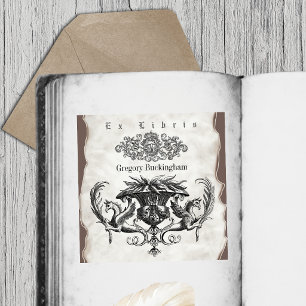 Vintage Ownership Bookplate Ex Libris