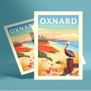 Vintage Oxnard California Postcard