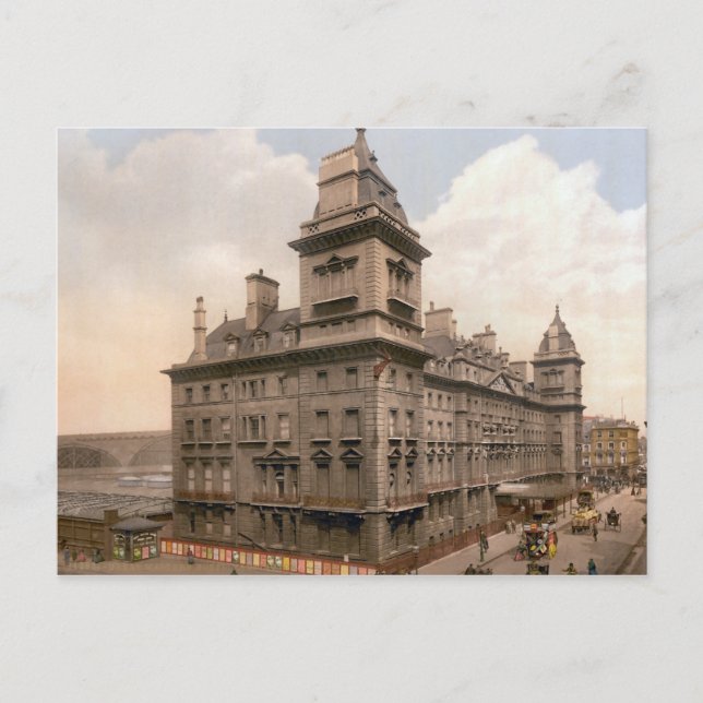 Vintage Paddington Station London England Postcard (Front)