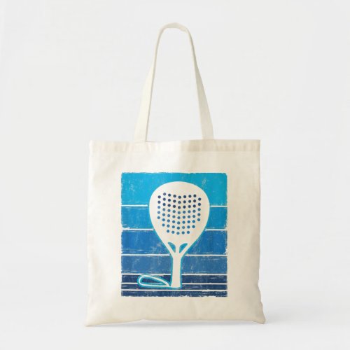 Vintage Paddle Racket Sport Pdel Player Padel Ten Tote Bag