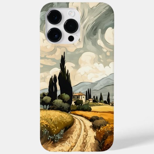Vintage Paint Country Scene iPhone Case