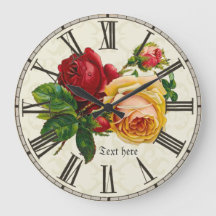 Vintage Painted Roses Personalized