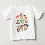Vintage Painted Toy Story Characters Baby T-shirt at Zazzle