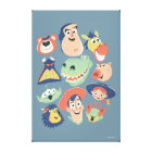 Toy Story 8bit Woody And Buzz Lightyear Canvas Print Zazzle Com