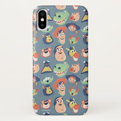 Vintage Painted Toy Story Characters iPhone X Case
