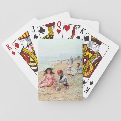 VINTAGE PAINTING 1904  Isle of Wight   Poker Cards