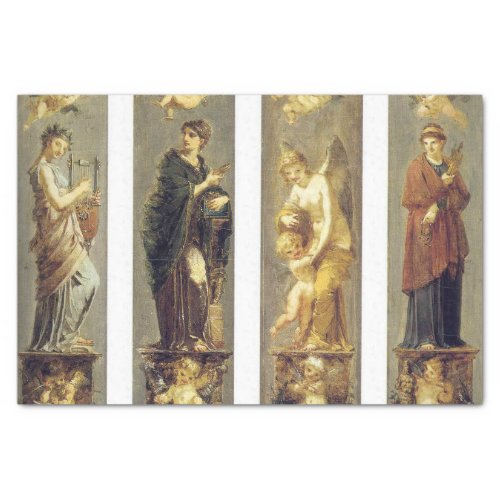 Vintage Painting of Angels Tissue Paper