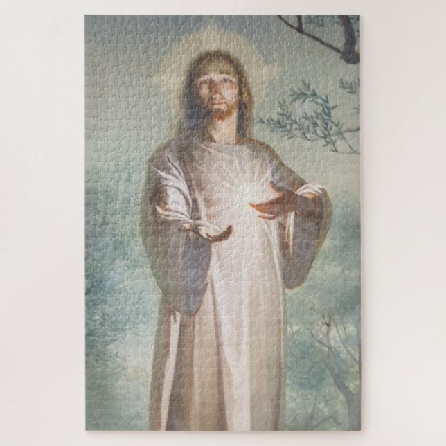 Vintage Painting of Jesus Christ Jigsaw Puzzle (Vertical)